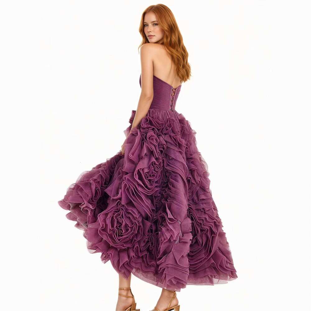 2025 New Solid Pleated Long Sleeve Two-Piece Midi Casual for Women Elegant Dress prom