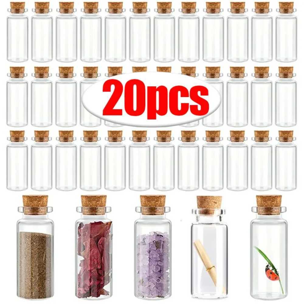 2010PCS Cork Stopper Glass Bottles DIY Birthday Gift Transparent Empty Message ing Bottle Christmas Wedding Party Decor C251030