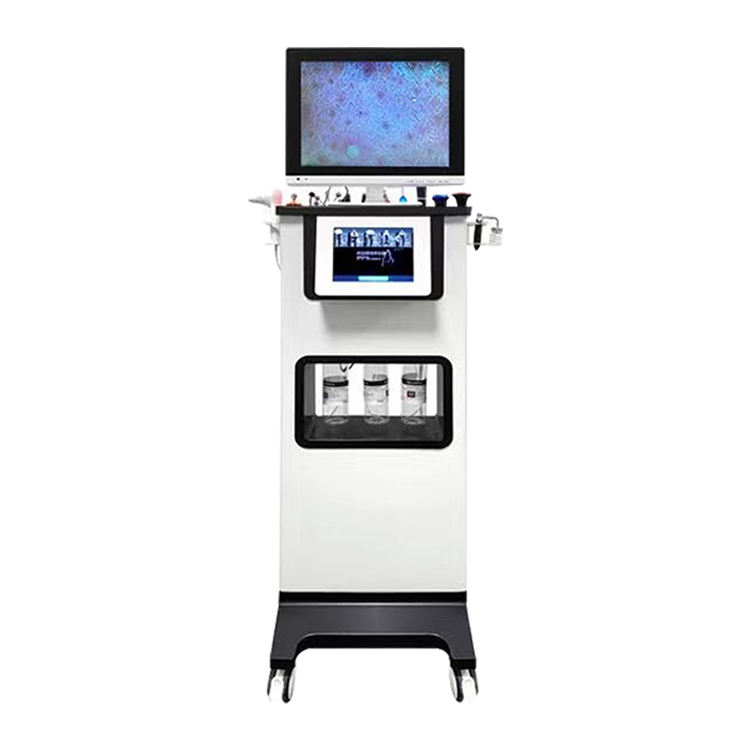 11 in 1 Hydra Dermabrasion Machine Oxygen Jet Peel Microdermabrasion deep Cleaning Hydra Dermabrasion Skin Scalp Analyzer Facial Cleansing Hydro Skin 
