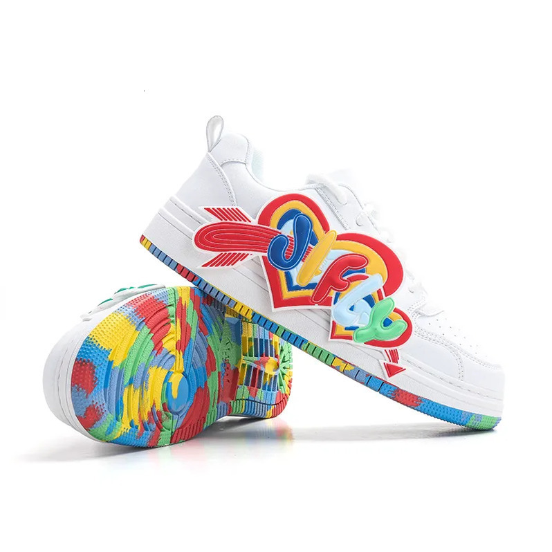 Jifffly 2025 Summer New Men's and Women's Sneakers Versatile Trendy Valentine's Day Exclusive Couple Casual Sports Shoes Breathable Lig