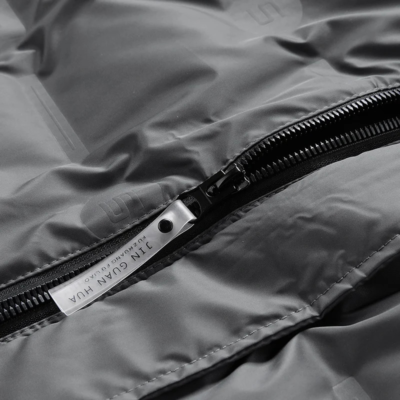 Men White Duck Down Vest Man Multi Pocket Warm Ultralight Waistcoat Winter Coat Men Waterproof Windproof Casual Sleeveless Vests 251029