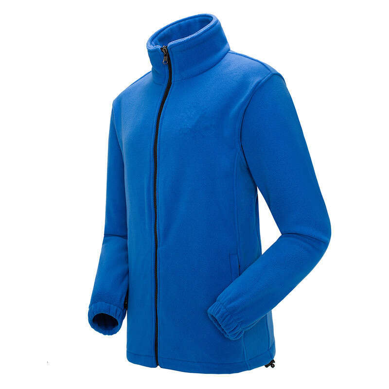 for Men and Women, Warm Double-Sided Polar Fleece Coat, Thickened Outdoor Softshell Jacket with Printable Inner Liner