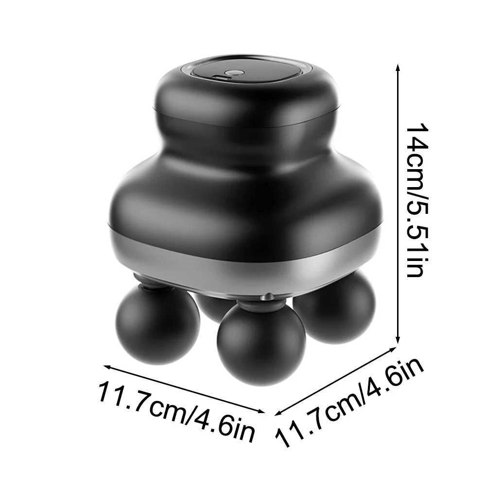 Four Head Fascia Gun Household Fully Automatic Muscle Relaxation Massager Mini Electric Massager J251030