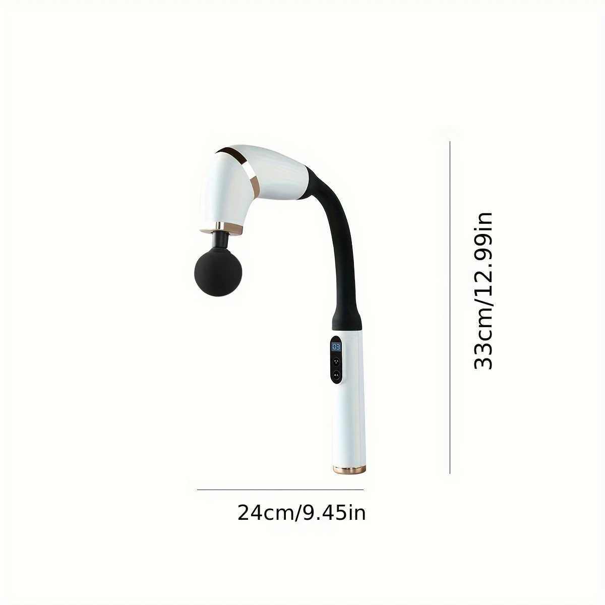 Massage Gun with Upgraded Extension Handle Back Massager MusclesNeckShouldersWaistLegs Massager J251030