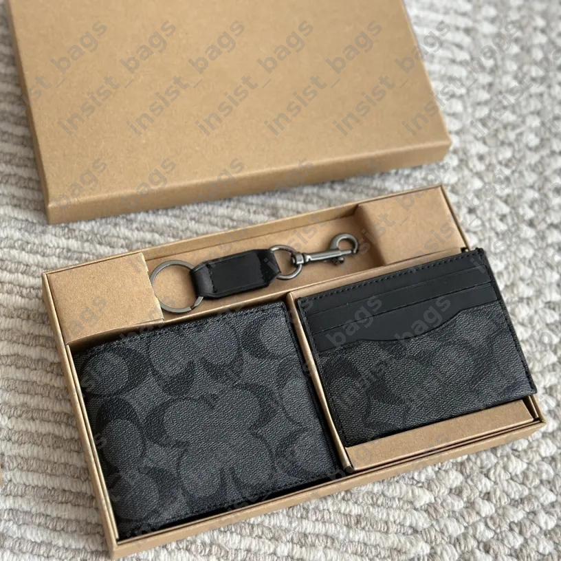 Designer Coin Purses Fashion Cardholder Luxury Wallets Real Pickup Truck Set Business Card Key Bag For Women Card Holder Mens Wallet Passport Holder Keychain