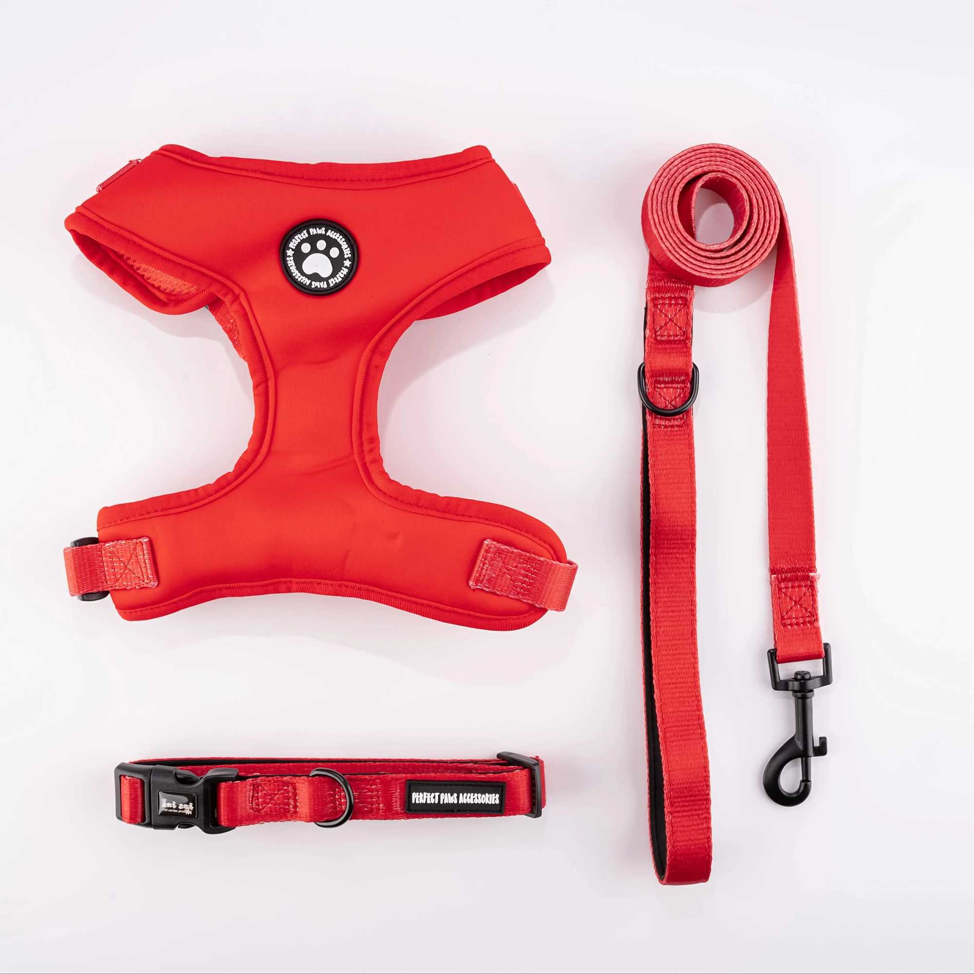 Dog Harness and Leash SetIncludes dog collar and leashdog accessories for small dogs Chihuahua Teddy Bear French Bulldog J251129