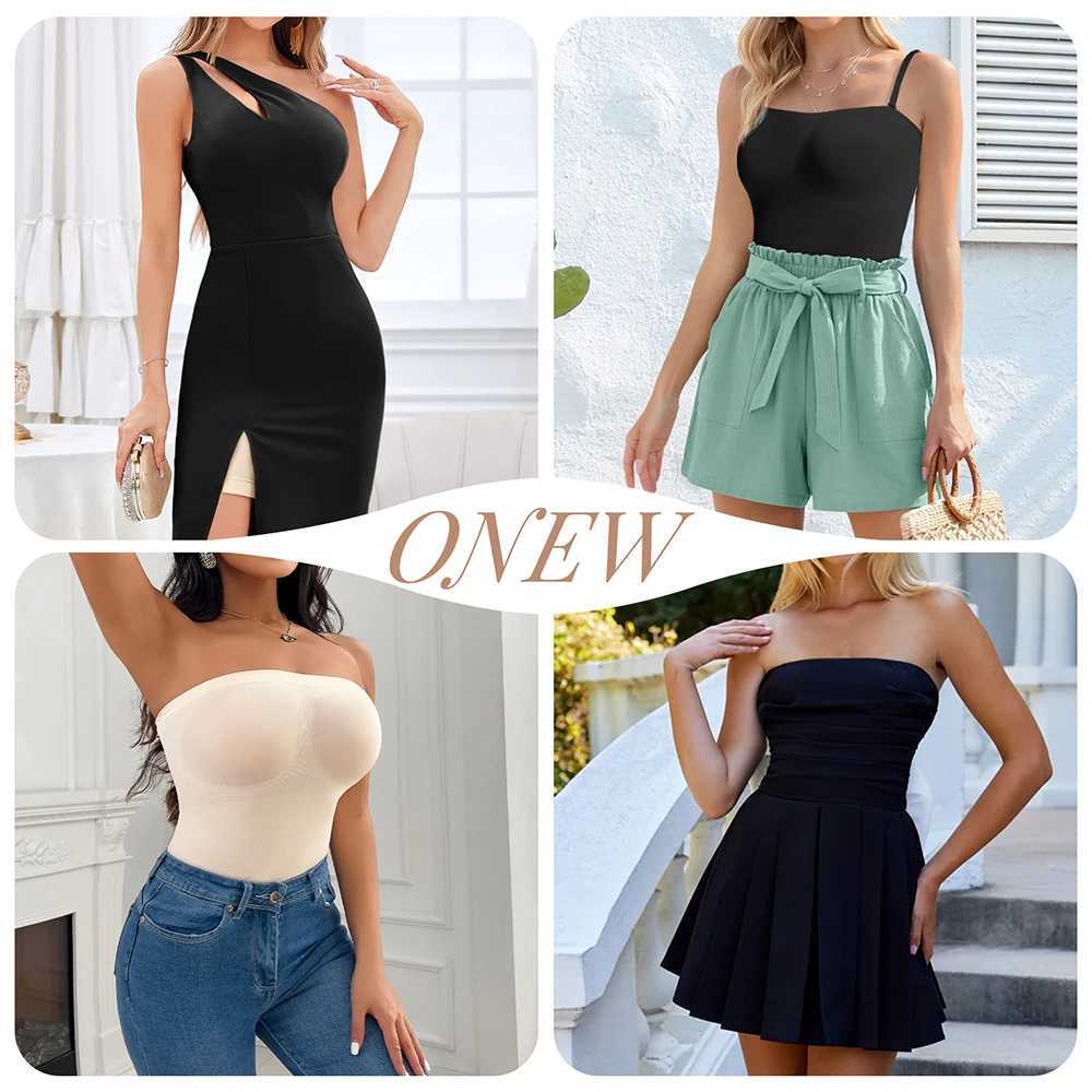 Women Strapless Shapewear Bodysuits Tummy Control Butt Lifter Body Shaper Waist Sculpting Underwear Shape wear L251030