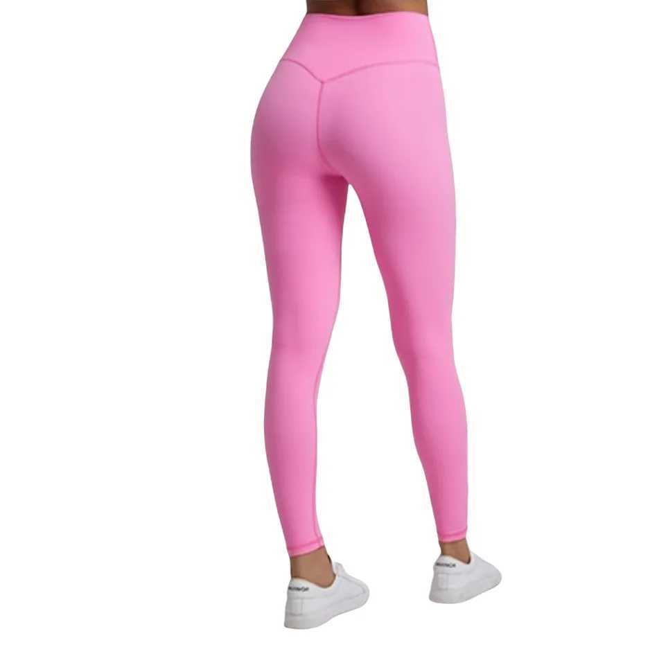 High Strength Compression Solid Color Soft Women Sport Pant Tight Butter High Waist Yoga Legging Athletic Gym Comprehensive Wear J251030