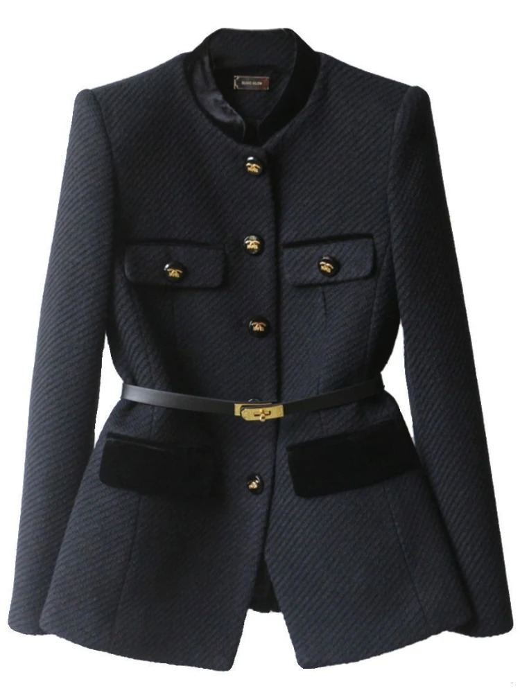 Fashion Temperament Single Breasted Loose Womens Suit Coat in Spring Autumn Long Sleeve Casual Ladies Blazer Jacket Top 251015