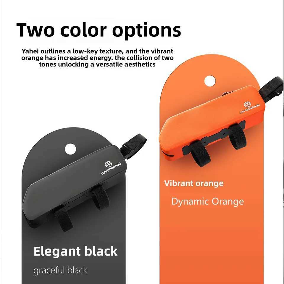 OFFBONDAGE Bicycle Bag MTB Road Bike Top Tube Bag Hard Shell Front Handlebar Bag Large Capacity Cycling Outdoor Bag H251029