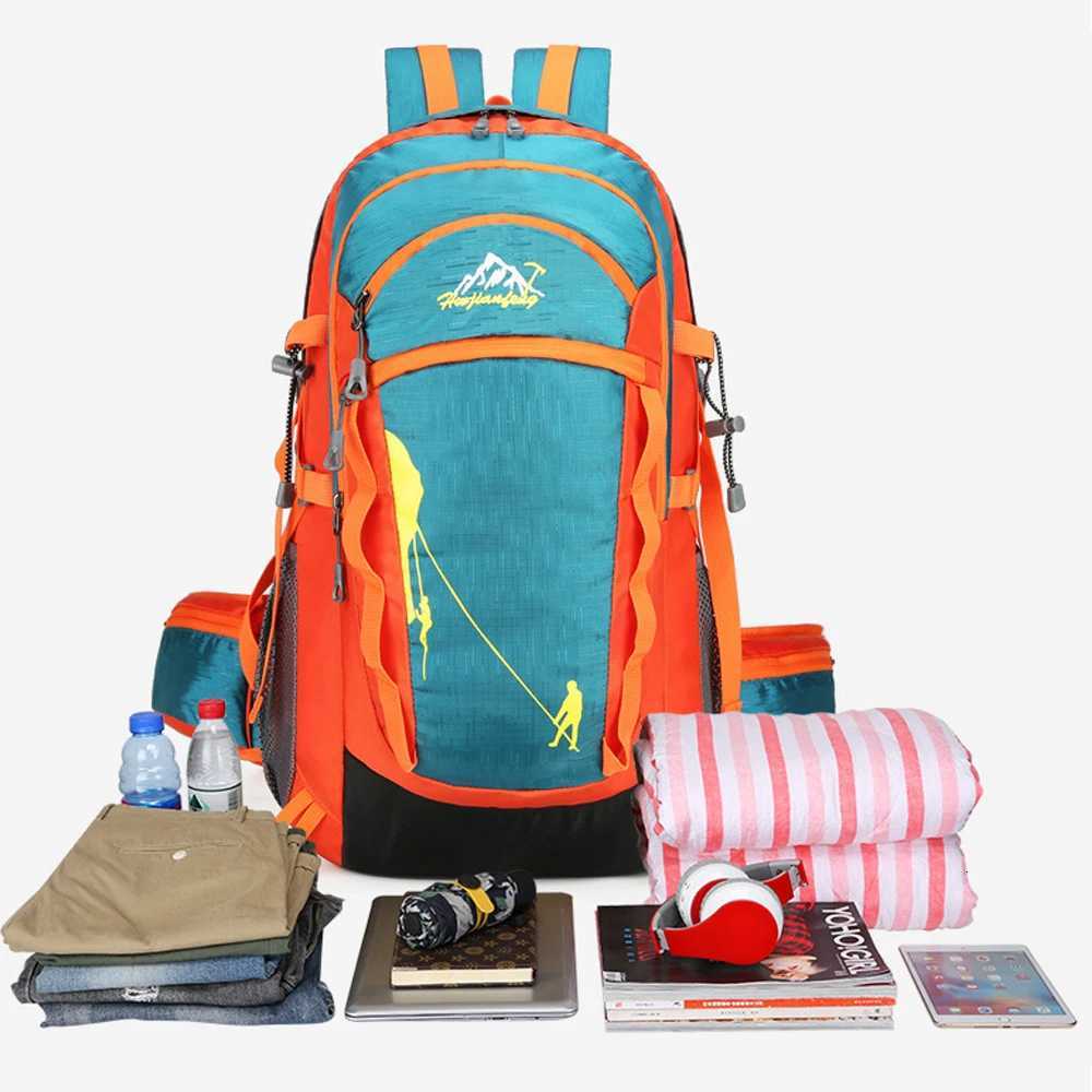 40L Hiking Backpack Lightweight Travel Backpack Camping Essentials Bag Outdoor Sport Daypack for Men Women Trekking Hunting H251029
