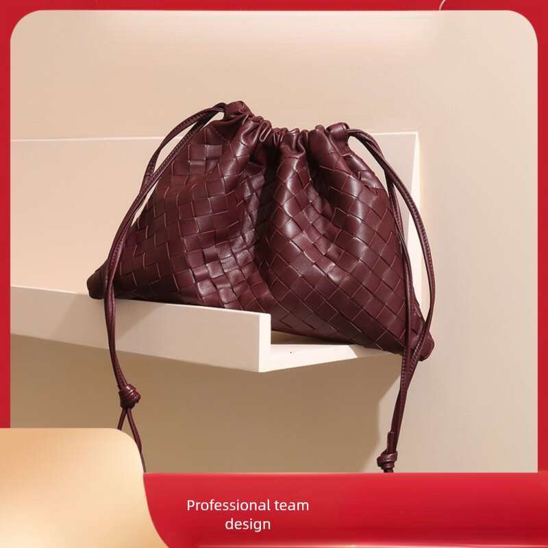 Luxury Bag Designer Niche Design Genuine Leather High End Luxury Sheepskin Woven Handmade Commuter Bag Crossbody Women S Handbag