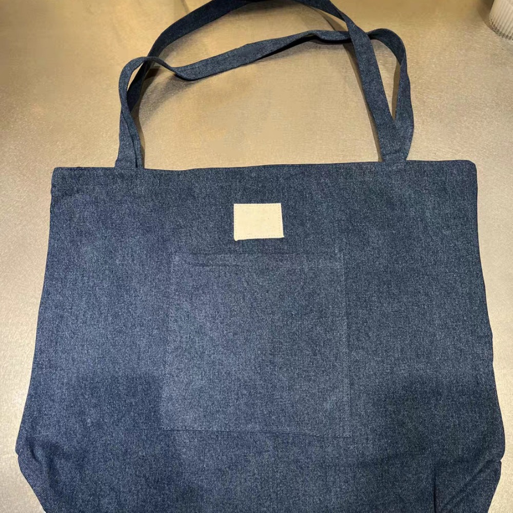 Large Soft Denim Tote for Everyday Use - Stylish & Spacious