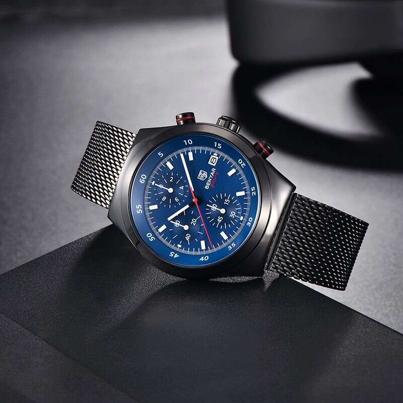 BENYAR Chronograph Calendar Luminous New Fashion Business Men's Simple Quartz Watch BY-5200