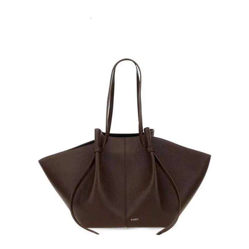 Yuzefi Shoulder Leather Design High-Quality Women's Crossbody Bag Solid Color Multifunctional Handbag