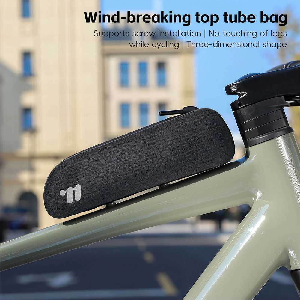 07L Bicycle Top Tube Bag Waterproof Cycling Tools Storage Bag TPU Cycling Front Bag for Outdoor Riding H251029