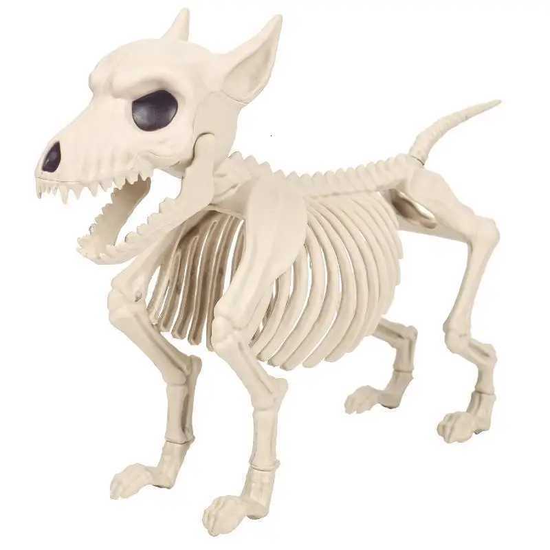 Halloween Creative Home Ornament Animal Skeleton Decoration Little Wolf Skeleton Indoor Outdoor Garden Halloween Decoration C251030