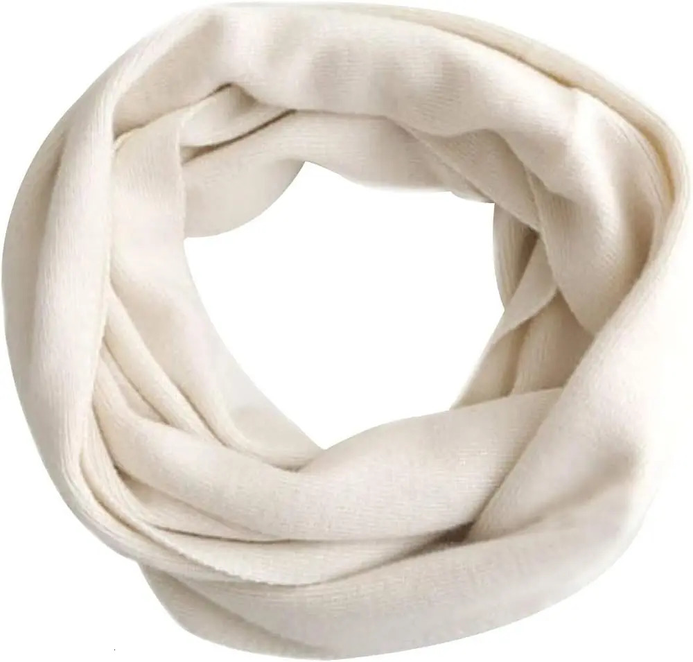 Unisex Soft Cashmere Solid Scarf Womens Mens LuxuriousNeck Warmer Cozy Loop Wrap Elegant Endless Circle Scarf Versatile 251029