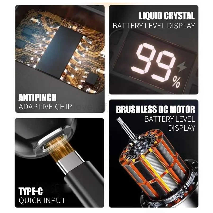 2025 New Electric Nose Hair Trimmer Mini Pocket Nose Ears Hair Eyebrow Trimmer for Men Rechargeable Clipper home appliance Z251030