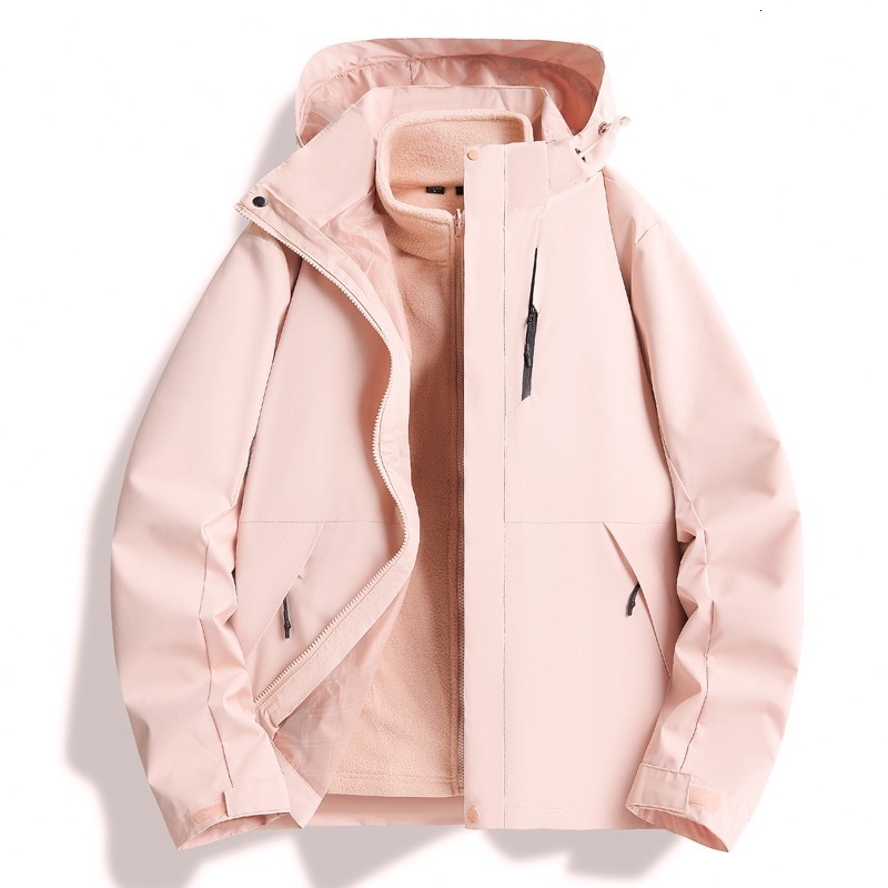 2025 New Outdoor Three-in-one Jacket For Men And Women Couples Waterproof Windproof Designer Jacket Jacket Patchwork Jacket Trendy