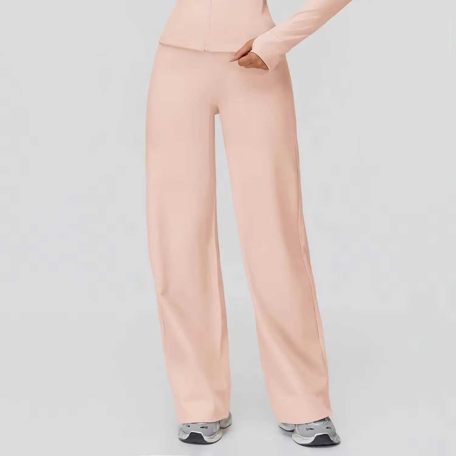 Winter New Yoga Pants With Plush Insulation High Waist Wide Leg Pants Outdoor Sports Running Wide Leg Pants for Women Pants J251030