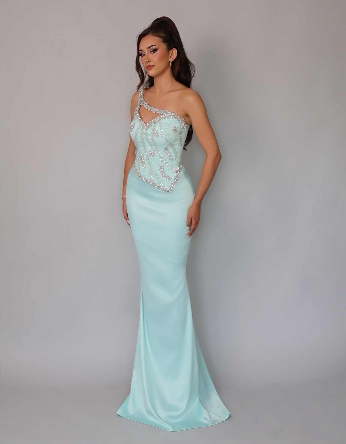 Modern Prom Dresses Crystal Evening Dress Beads Party Shine Prom Gown Sleeveless Bridal Gowns Robes De Mariee Size Customized vestido de novia L252837