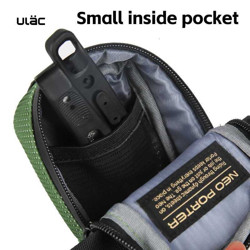 ULAC Mini Portable Bicycle Saddle Bag 05L Waterproof Tail Bag MTB Road Bike Quick Release Rear Bag Cycling Seat Pack H251029