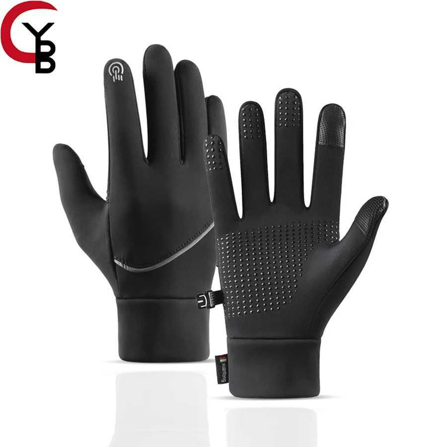 YANBIGUO Winter GlovesThermal Warm Ski Gloves Touch Screenfor RunningCyclingBikingDrivingTyping Freezer WorkShooting J2510291