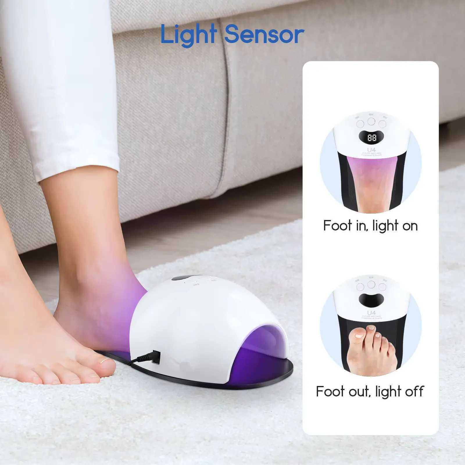 Nail and Foot Drying Lamp QuickDrying FastDrying Special Led Curing Tool for Nail Salons HighPower Tool L251030