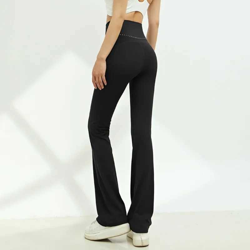 Highend Flared Yoga Pants for Women High Waist Sports Tight Pilates Hip Lifting Fitness Pants Yoga Wide Leg Sports Leggings J251030