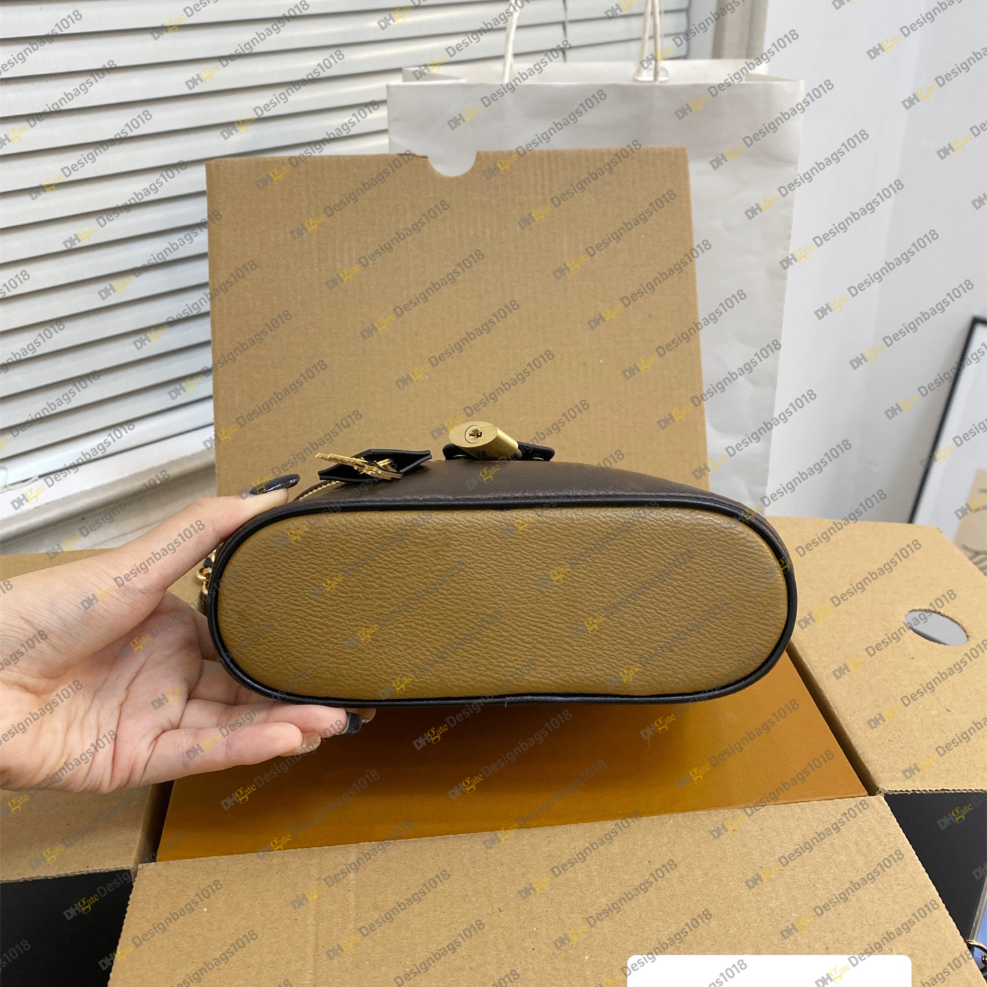 Top Designer bag Nice Vanity Women Toiletry Chain Shoulder Crossbody Bags Luxury Leather Cases Classic Lady Clutch Handbag Cosmetic Purse