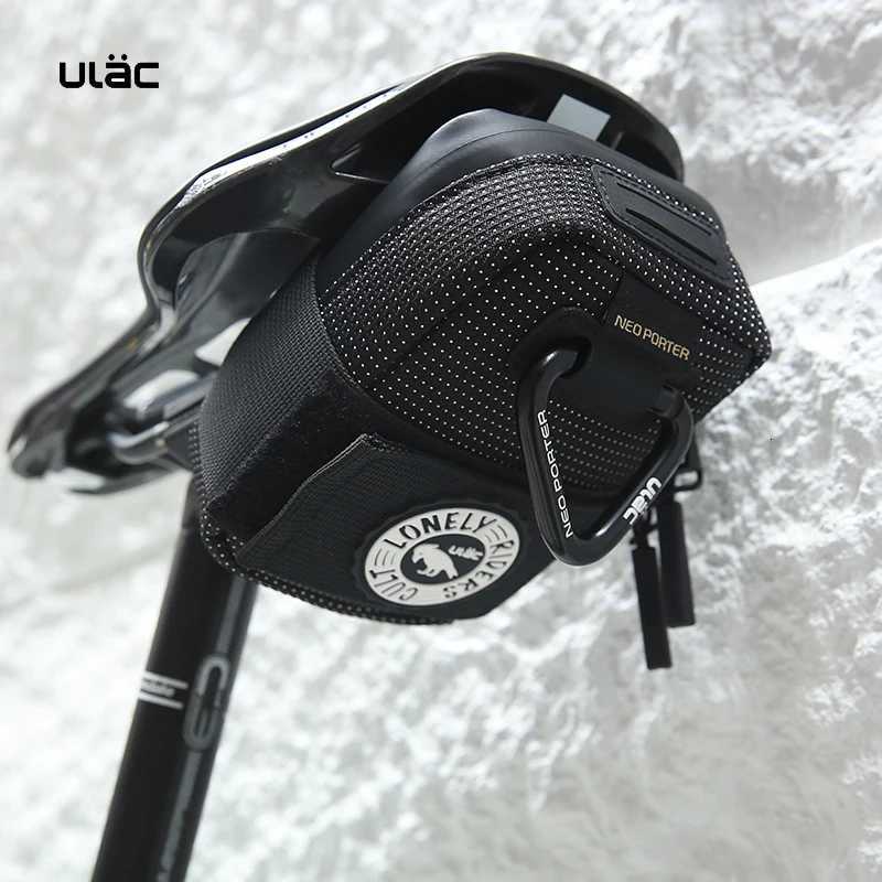 ULAC Mini Portable Bicycle Saddle Bag 05L Waterproof Tail Bag MTB Road Bike Quick Release Rear Bag Cycling Seat Pack H251029