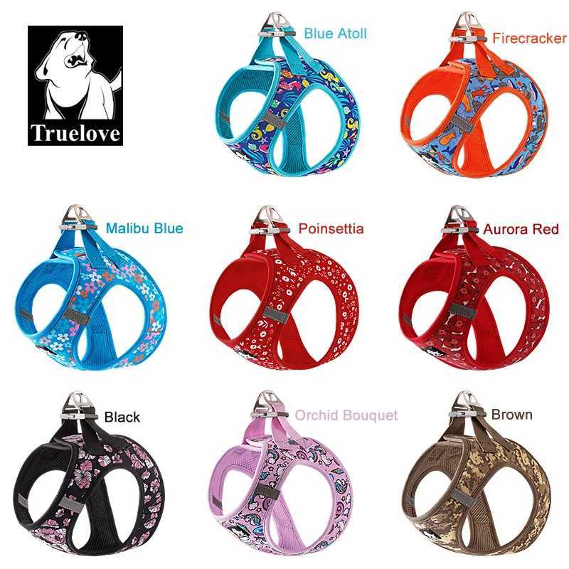 Truelove Pet Harness Soft Air Mesh Adjustable Reflective Pet Vest Small and Medium Breeds No Pull Adjustable Dog Harness TLH3016 J251129