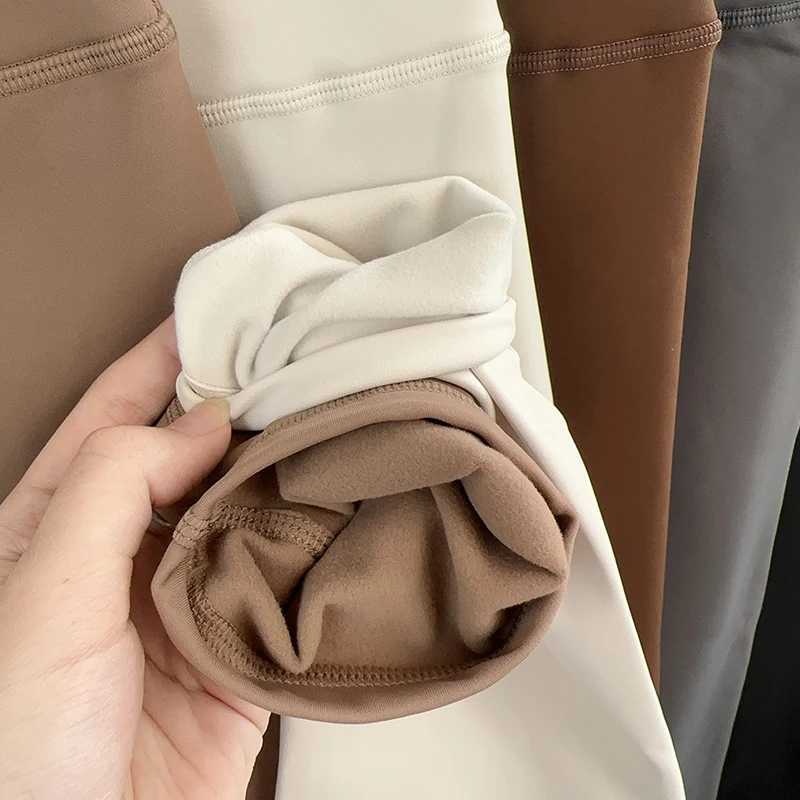 Autumn Winter New High Waist Tight Warm Sport Leggings Elastic Slim Running Cycling Casual Workout Fitness Yoga Pants J251030
