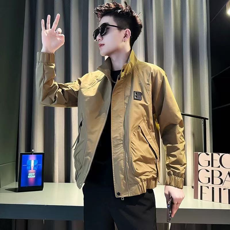 American Style High-end Jacket For Men Spring And Autumn Trendy Casual Cool Coat Designer Coat Men's Fashion 2025 New Men's Top