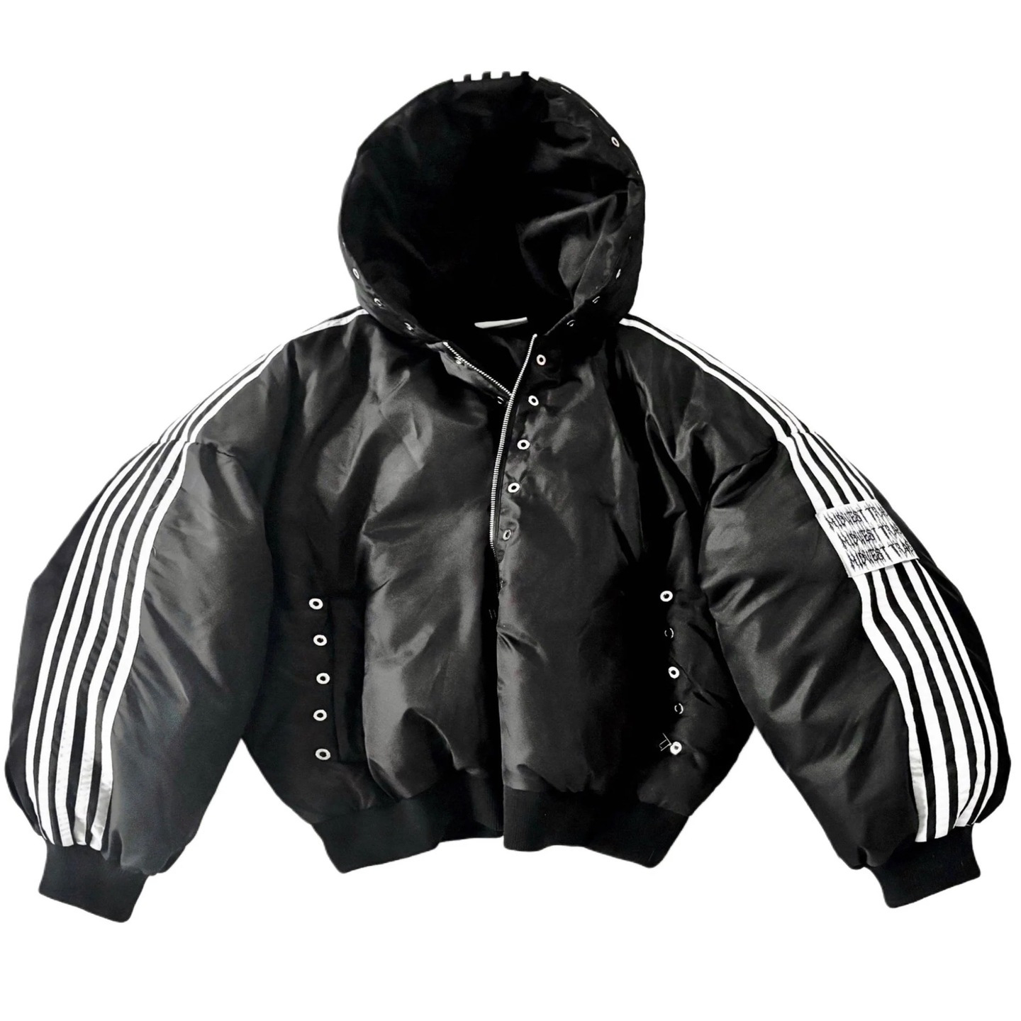 High Quality Men's Down Harajuku's Oversized Hat Warm Cotton-padded Jacket With Thickened Letter Print Bread Coat Loose Unisex Trendy Luxury