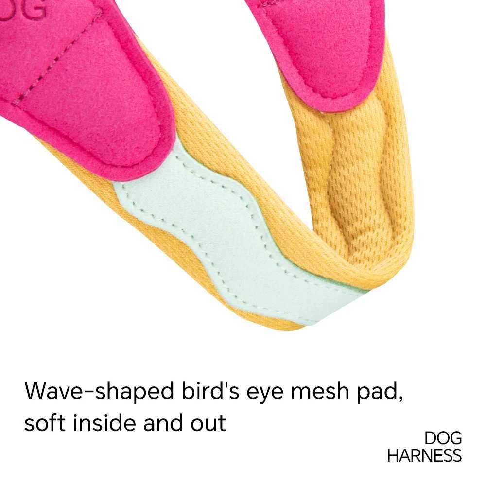 No Pull Yshaped Dog Harness for Small Dogs Shiba Inu Corgi Puppy Chest Straps Macaron Color Matching Pet Outdoor Products J251129