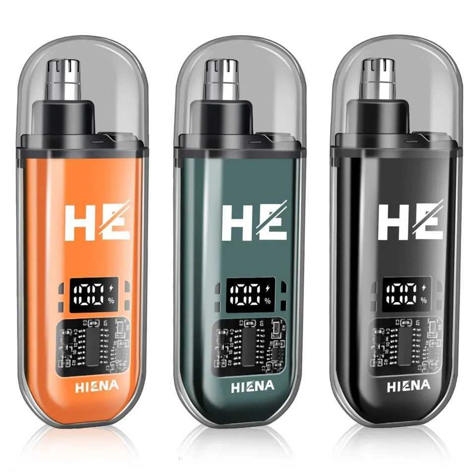 Home Electric Nose Hair Trimmer Washable USB Rechargeable Mini Nose Hair Groomer with Digital Display Unisex M251030