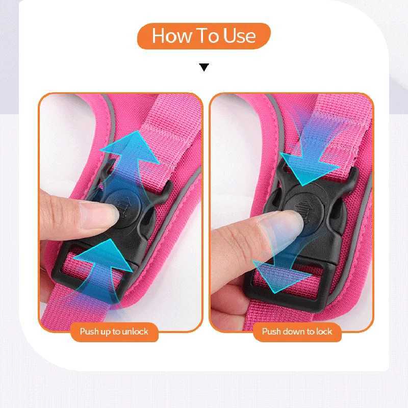 Dog Chest Harness Adaptable to Airtag Chest Harness Outdoor Training Loss Prevention Dog Leash J251129