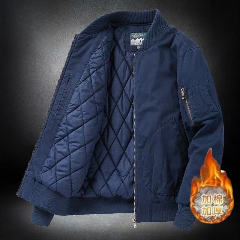 Designer Coat Spring And Autumn New Style Flight Jacket Versatile Trendy Brand Youth Solid Color Simple Top Workwear Jacket Cool Jacket