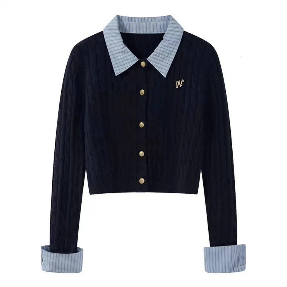 Womens Grey Cardigan Knitted SweaterHarajuku 9Os Aesthetic Y2k Long Sleeve Sweater Jumper Vintage 2000s Aesthetic Clothes 251029