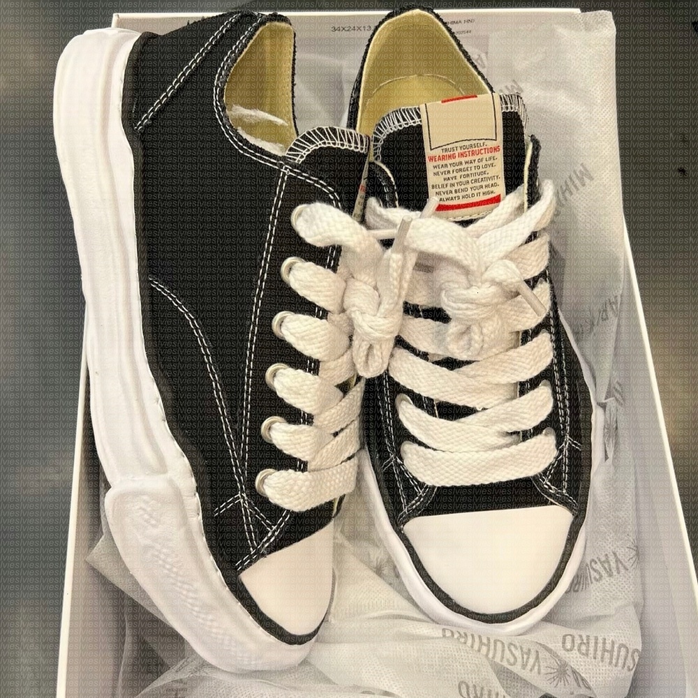 Designer shoes Dissolving Shoes Casual Shoes OG run shoes trainer espadrille Luxury Canvas shoes Men Womens hike Outdoors tennis shoes Low Black Sneakers size 35-45