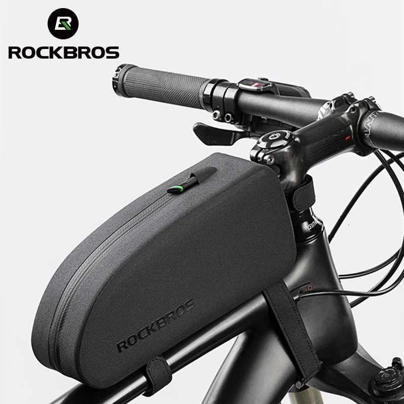 ROCKBROS Bike Bag Bicycle Panniers Frame Top Front Tube Waterproof Bag Cycling MTB Road Bag Storage Bicycle Accessories H251029