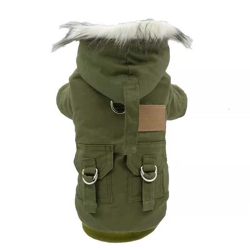 Winter Double Layer Plush Pet Clothes Winter Pet Dog Waterproof Warm Coat Cotton Hooded et FOR Small Medium Dog Clothes Gift C251030