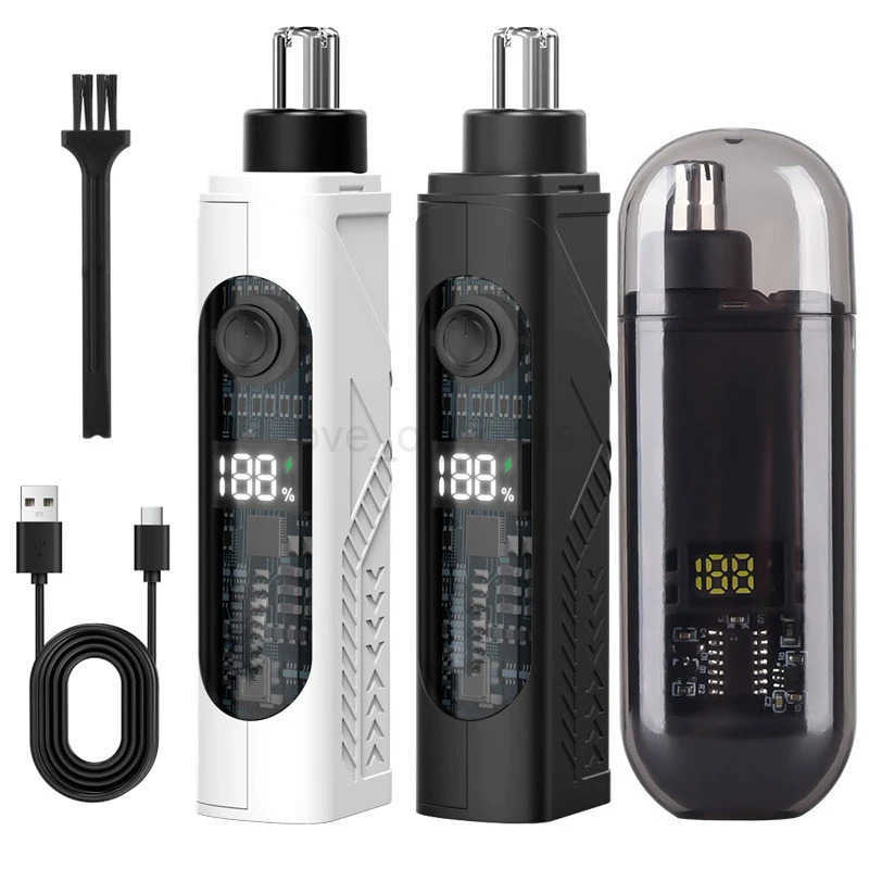 Electric Nose Hair Clipper Rechargeable Automatic Shaving Nose Trimmer Unisex Professional Washable Painless Nose Hair Trimmer Z251030