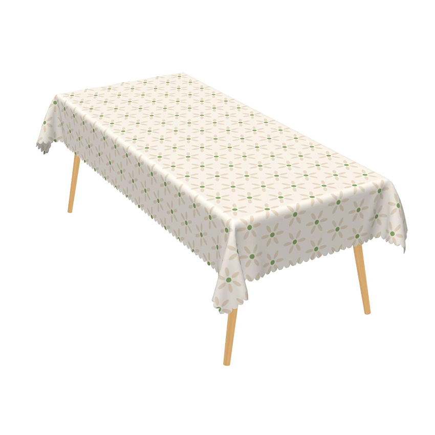 90330 Spring flower tablecloth hot sale modern simple home tablecloth embroidery engraved multi-color table runner tablecloth