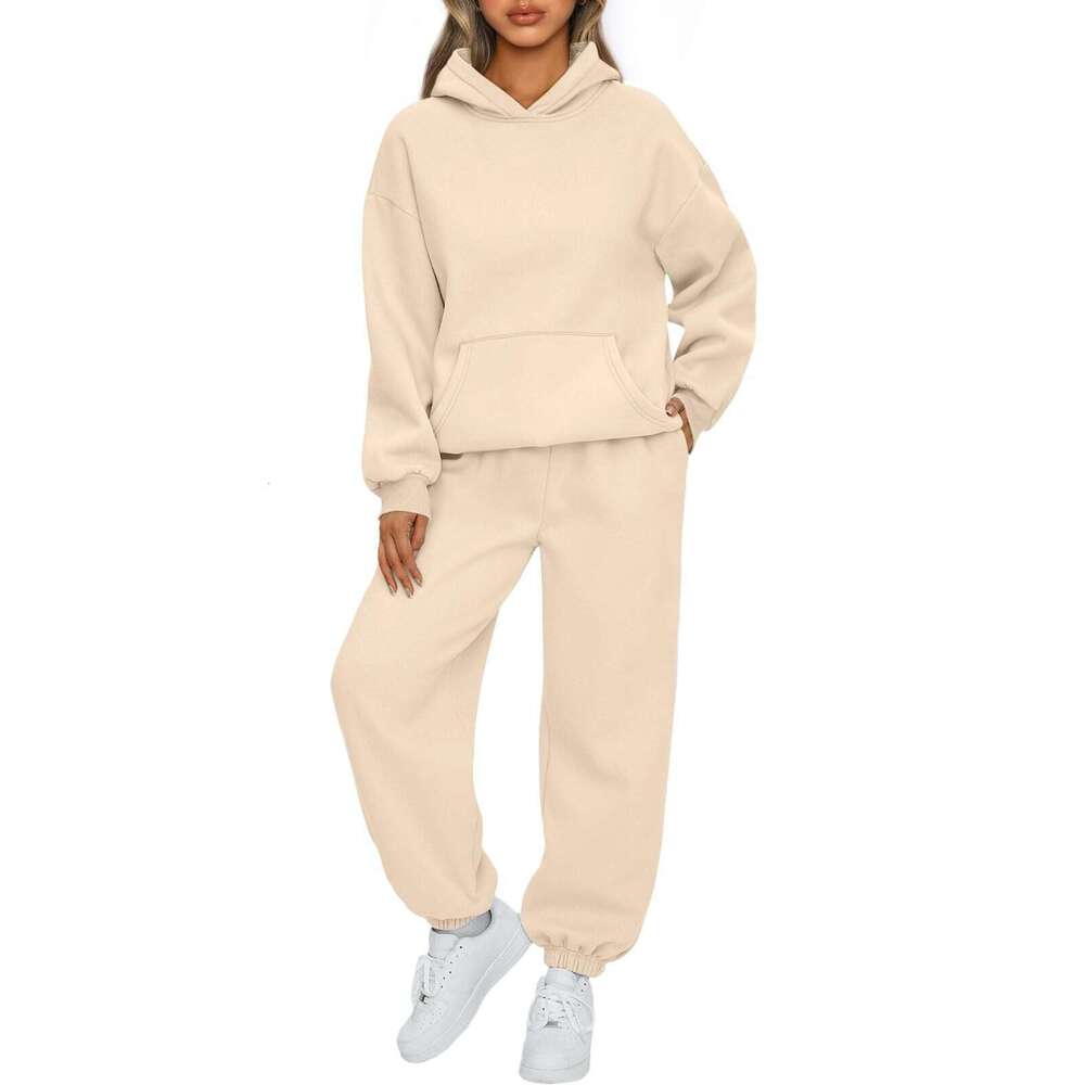 2025 Autumn and Winter New Women's 2-piece Casual Hoodie Sportswear Long Pants Set