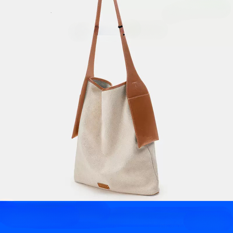 Designer bag canvas hanging ear handbag large capacity designer new shoulder bag