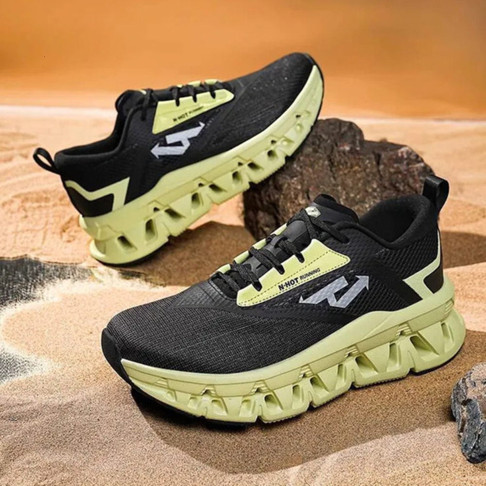 NHOT Shoes 2025 Men's Breathable Mesh Running Shoes, Versatile for Spring, Autumn and Summer Casual Wear, Anti - Slip and Comfortable