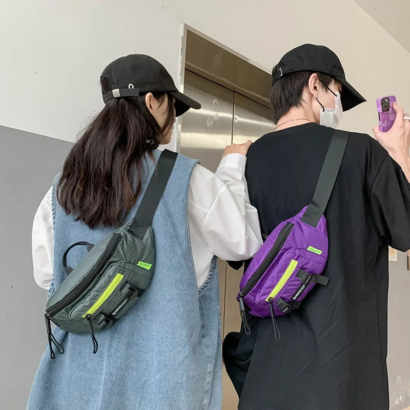 Multifunction Waterproof Hip Hop Waist Bag Men Women Hip Hop Techwear Chest Bag Motorcycle Casual Sport Crossbody Bag 251030